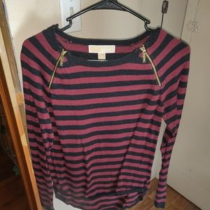 Size S women's Michael Kors stripped sweater
